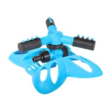 Imagem de MFMEXUL Aspersor de Jardim Automático, Oscilante E Rotativo para Pátios E Quintais, Azul, Tamanho real