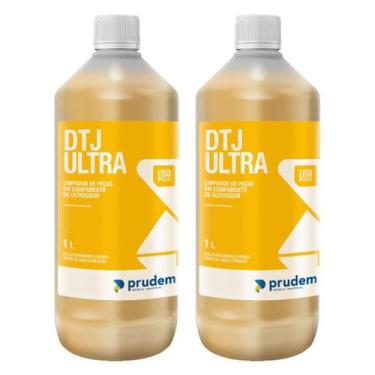 Imagem de DTJ Ultra Detergente Limpeza de Joias em Ultrassom 1L -kit 2 - Prudem 