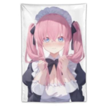 Imagem de LIEGBMEU Sexy Bikini Hot Anime Girl Tapeçaria 101.6 cm x 152.4 cm Interior Exterior Wall Quilt Art Decoração de Tapeçaria Caprichosa, AF317