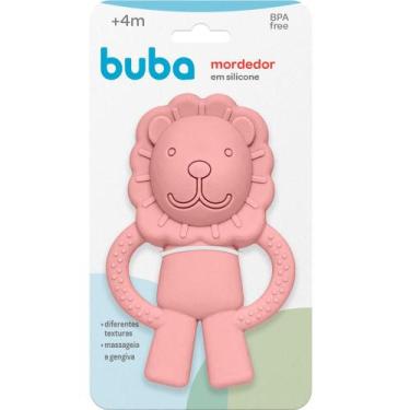Imagem de Mordedor de Silicone Leãozinho Rosa Buba