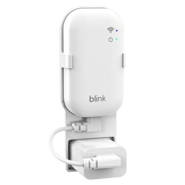 Imagem de Suporte de tomada de parede para núcleo de módulo Blink Sync, suporte de módulo de sincronização para câmera de segurança Blink externa/interna, sem perfuração, sem fios bagunçados, suporte para