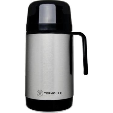Imagem de Garrafa Termica Rosca Lumina INOX 500ML - Termolar, Cinza