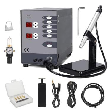 Imagem de Kit inicial de soldador automático de joias permanentes, máquina de solda a arco de argônio de pulso 110v para soldas precisas e duráveis em estruturas complexas/faça você mesmo ou reparo de ouro e