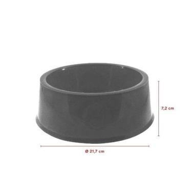 Imagem de Comedouro Lilopety Kit Super- Suporte Color M - Azul c/ base Preto