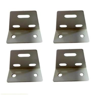 Imagem de Kit C/4 Sapatas P/Coluna Estante Industrial Amapa L2 e L3