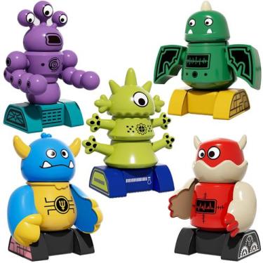 Imagem de Brinquedo Magnet Robot TEMI Monster 35 unidades para crianças de 3 a 5