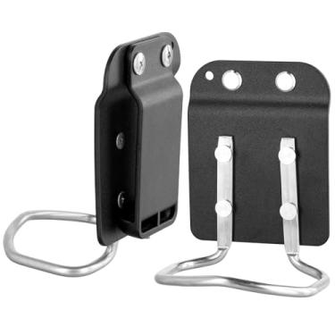 Imagem de ClaspVital HamGrip | Suporte de martelo de 2 segundos - Alça de martelo para cinto de ferramentas resistentes para martelos e machados | Trava de cinto Kydex de 5 cm Design de quadro adequado para