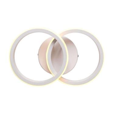 Imagem de Plafon Taschibra Village Circle Led 10w 3000k Luz Amarela Bivolt Branc
