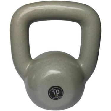 Imagem de Kettlebell Emborrachado Treinamento Funcional Fitness 10,0kg - ANILHAS