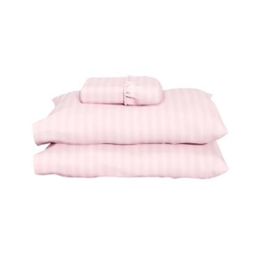 Imagem de Conjunto De Roupa De Cama Em AlgodãO Microescovado PadrãO,Conjunto De Roupa De Cama Queen Box 3 PeçAs, DisponíVel Nos Tamanhos Solteiro, Casal, Queen E King. (Rosa Blush,King (3 Peças))