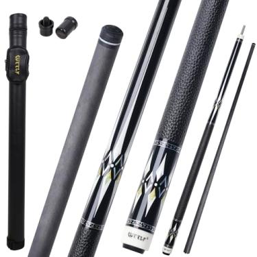 Imagem de CUEELF Bastão de taco de sinuca de fibra de carbono 12,5 mm bastão profissional de taco de sinuca com estojo