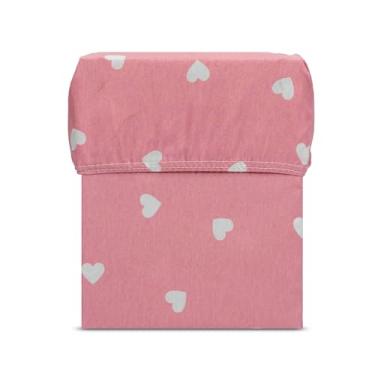 Imagem de Lençol Super King Avulso c/Elástico Estampado Percal 180 fios (AMORA)