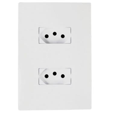 Imagem de Conjunto Tomada Dupla 10A 2P+T 4X2 Monobloco I9 94120 Ilumi