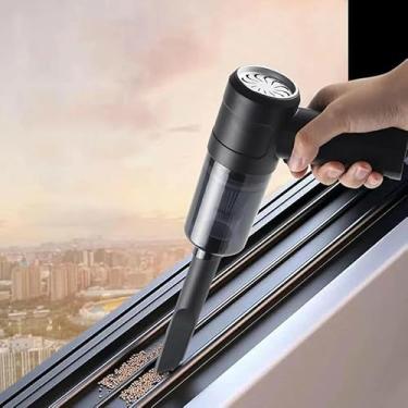 Imagem de Aspirador de Pó Portátil Dust Go, Sem Fio, para Teclado e Notebook, 147mm, Preto