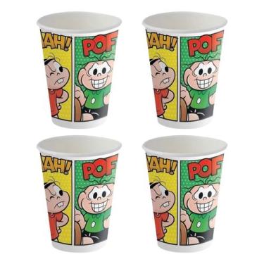 Imagem de 16 Copos de Papel Festa Turma da Mônica 200 ml Festcolor Licenciado - 