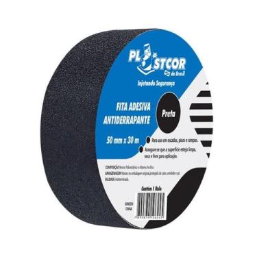 Imagem de 5 metro Fita antiderrapante Lixa Adesiva Larga com 5 cm Piso Escada Ra