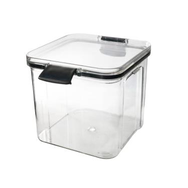 Imagem de Pote Hermético de Plástico Com Tampa Trava 700ml 10x10cm