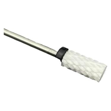 Imagem de 1 peça de brocas de cerâmica para unhas, cortador rotativo, aparelho de limpeza para manicure, acessórios de máquina de trituração de unhas, ferramentas de gel de unhas