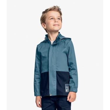 Imagem de Jaqueta Infantil Masculina Com Capuz Trick Nick Azul, 4, Azul