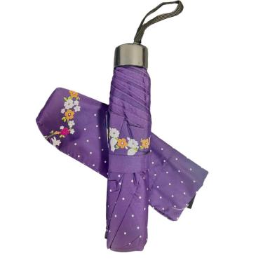 Imagem de Sombrinha feminina alumínio super leve estampa voyagem