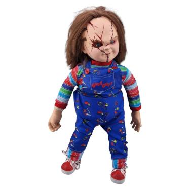Imagem de Boneco Chucky Clássico Malvado 74Cm Artesanal 3D Tamanho 1:1