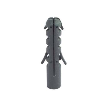 Imagem de Bucha 10mm Polietileno Alta Densidade 500 Unidades Fixação Em Paredes De Tijolo, Cimento Concreto