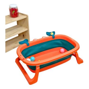 Imagem de Banheira Infantil Retrátil Tipo Ofurô C/Saboneteira Inclusa