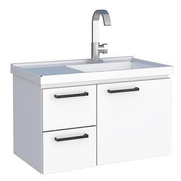 Imagem de Gabinete para Banheiro em Aço Romã Branco - Cozimax