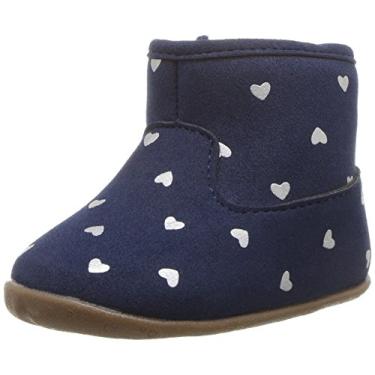 Imagem de Carter's Bota feminina Stage 2 da Every Step, Amira-sg, Azul marino, 5.0 M US (9-12 Months)