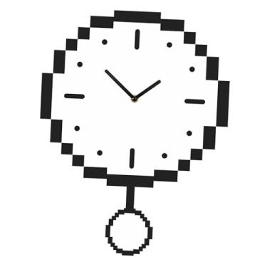 Imagem de Generic Relógio de parede acrílico decorativo simples, silencioso, minimalista, ornamento de mosaico, arte, relógio para quarto, escritório, sala de estudo,