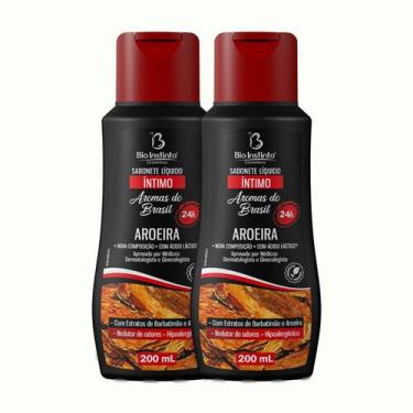 Imagem de 2 UNDs Sabonete Íntimo Líquido AROEIRA Bio Instinto 400 ml  pH Equilib