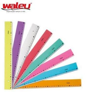 Imagem de Régua 30cm waley coloridas