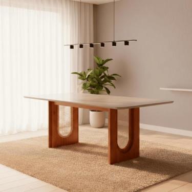 Imagem de Mesa para Sala de Jantar 210cm Retangular Valentina - Cimol