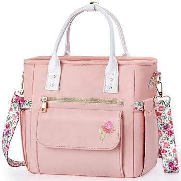 Imagem de Lancheira GLORIEROO Deluxe Isolada 28x17x25cm Rosa