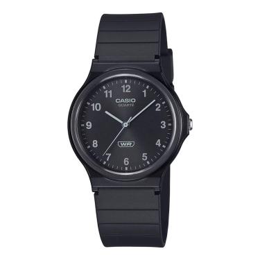 Imagem de Relógio Casio Masculino Ref: Mq-24b-1bdf Analógico Black Pequeno
