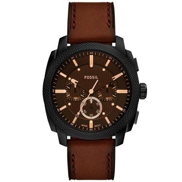 Imagem de Relógio Fossil Masculino Ref: Fs6101/0pn Cronógrafo Black