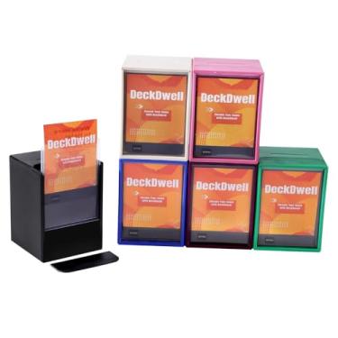 Imagem de Card Deck Cases, 6 Pack Commander Deck Box Holding 600+ Sleeved Cards (6Pack)