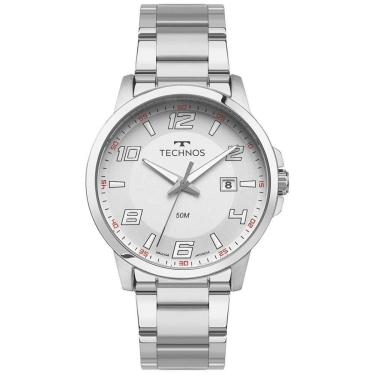 Imagem de Relógio Technos Masculino Racer Prata - 2315LAT/1K Relógio Technos Masculino Racer Basico Prata - 23-Masculino