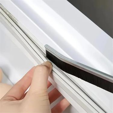 Imagem de Escova de limpeza de calha de cerdas duras, multifuncional para cozinha, banheiro, quarto, sala de estar, ferramenta durável para azulejos e janelas