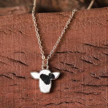 Imagem de Conjunto de colares ocidentais para mulheres, corrente turquesa, caubói, vaqueira, boho, cabeça de touro, pingente tribal do sudoeste, acessórios de joias ajustáveis, one size, Liga de aço, Sem Pedra