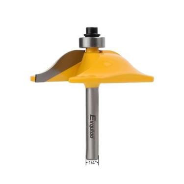 Imagem de Painel elevado Router Bit Exqutoo 1/4 Shank 6,35 mm e 6,35 cm de diâme