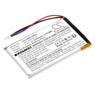 Imagem de Bateria de substituição GPS de 1250 mAh, compatível com Edge 605, Edge 705, NUVI 465