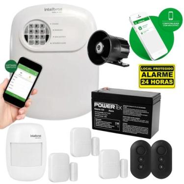 Imagem de Kit Alarme Intelbras Anm 24 App 4 Sensores Porta E Presença