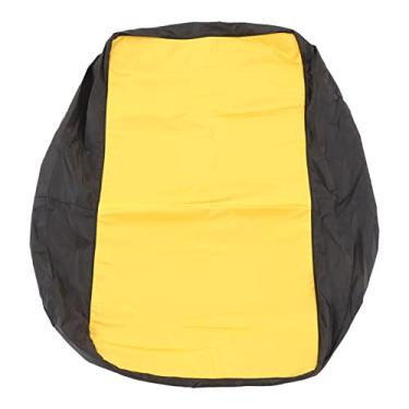 Imagem de Cryfokt Capa de Assento de Trator, Capa de Assento de Cortador de Grama Com 3 Bolsos de 15 Polegadas, Design de Alça Elástica, Capa de Assento de Trator Antiderrapante e Durável para