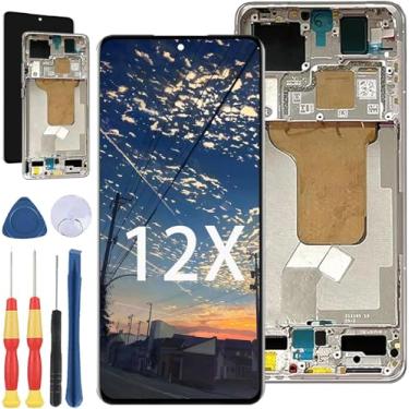 Imagem de Yuxyiony Nova tela de substituição para Xiaomi Mi 12X / 12 / 12S tela de reparo de tela LCD e acessórios de ferramentas de substituição.