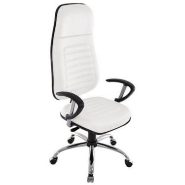 Imagem de Cadeira Presidente Com Espaldar Alto Linha Blenda Branco