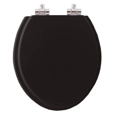 Imagem de Assento Sanitário Soft Close Fiori Preto Para Vaso Fiori