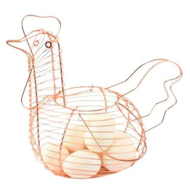 Imagem de Cesta porta ovos de metal sp1248 - Star Variedades