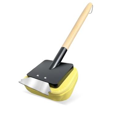 Imagem de Escova de grelha, sem cerdas, cabeça de limpeza substituível para churrasco, limpador de grelha de aço inoxidável para churrasqueira de porcelana/Weber Gas/Carvão