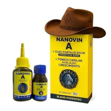 Imagem de Nanovin A casal 20 tônico e óleo crescimento capilar antiqueda - 2 x 30 ml
